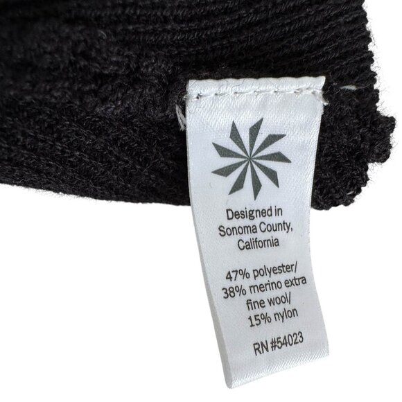 Athleta Nordic Sweater Dress in Black Merino Wool - Picture 9 of 10